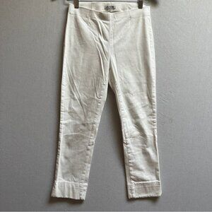Nic Zoe White Stretchy Pull On Denim Skinny Jeans Sz 4